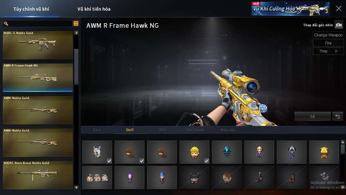 shop acc cf uy tin gia re